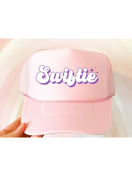 "Swiftie" Purple & Pink Trucker Hat (Adult)