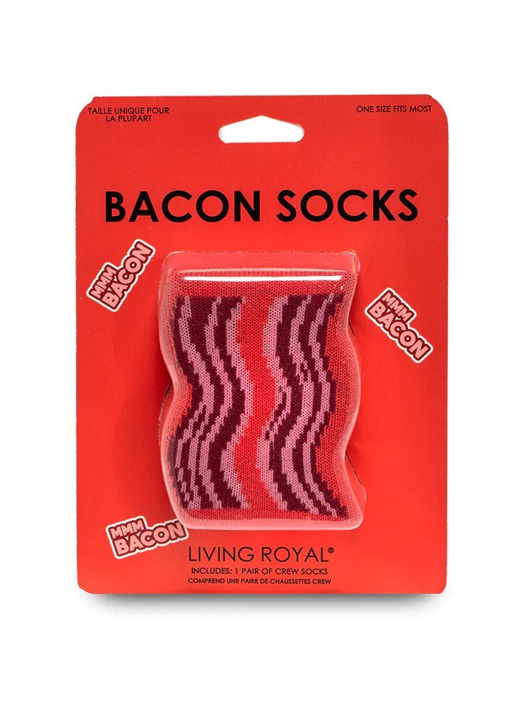 "Bacon" 3D Crew Socks - In Pursuit Mobile Boutique || Apparel, Accessories & Gifts Saint John, New Brunswick