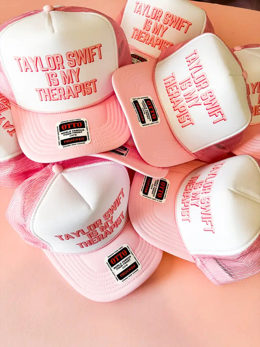 "Taylor Swift is my Therapist" Trucker Hat (Adult)