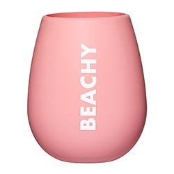 "Beachy" Silicone Wine Glass - In Pursuit Mobile Boutique || Apparel, Accessories & Gifts Saint John, New Brunswick