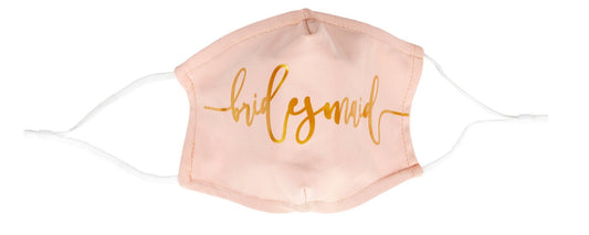 "Bridesmaid" Face Mask (Pink) - In Pursuit Mobile Boutique || Apparel, Accessories & Gifts Saint John, New Brunswick