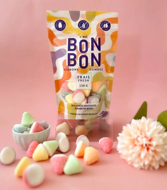 *Canadian Brand* | C'est BonBon || Rainbow Bites 150g - In Pursuit Mobile Boutique || Apparel, Accessories & Gifts Saint John, New Brunswick