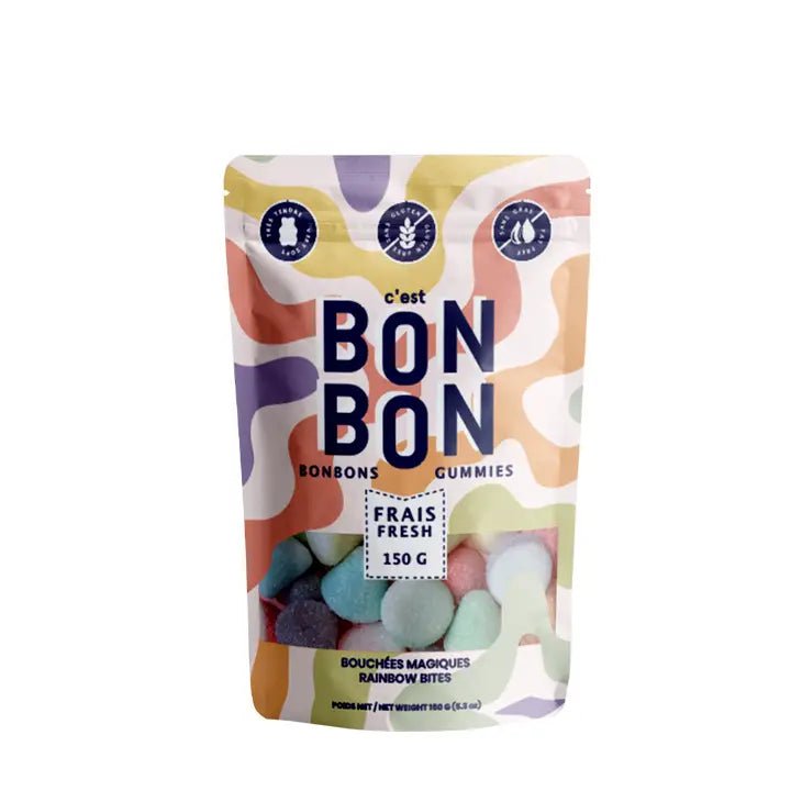 *Canadian Brand* | C'est BonBon || Rainbow Bites 150g - In Pursuit Mobile Boutique || Apparel, Accessories & Gifts Saint John, New Brunswick