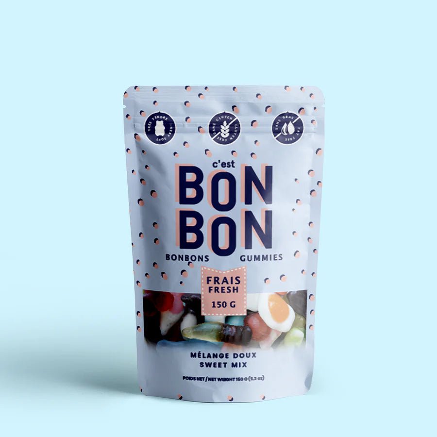 *Canadian Brand* | C'est BonBon || Sweet Gummy Candy Mix 150g - In Pursuit Mobile Boutique || Apparel, Accessories & Gifts Saint John, New Brunswick