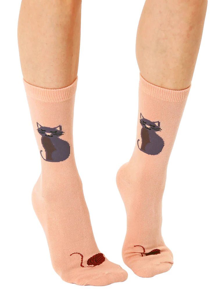 "Cat" 3D Crew Socks - In Pursuit Mobile Boutique || Apparel, Accessories & Gifts Saint John, New Brunswick