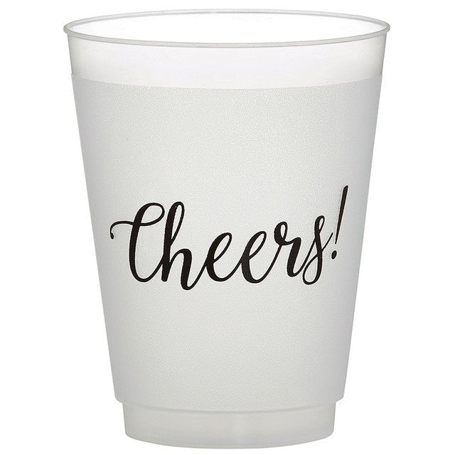 "Cheers!" Plastic Cups (Set of 8) - In Pursuit Mobile Boutique || Apparel, Accessories & Gifts Saint John, New Brunswick