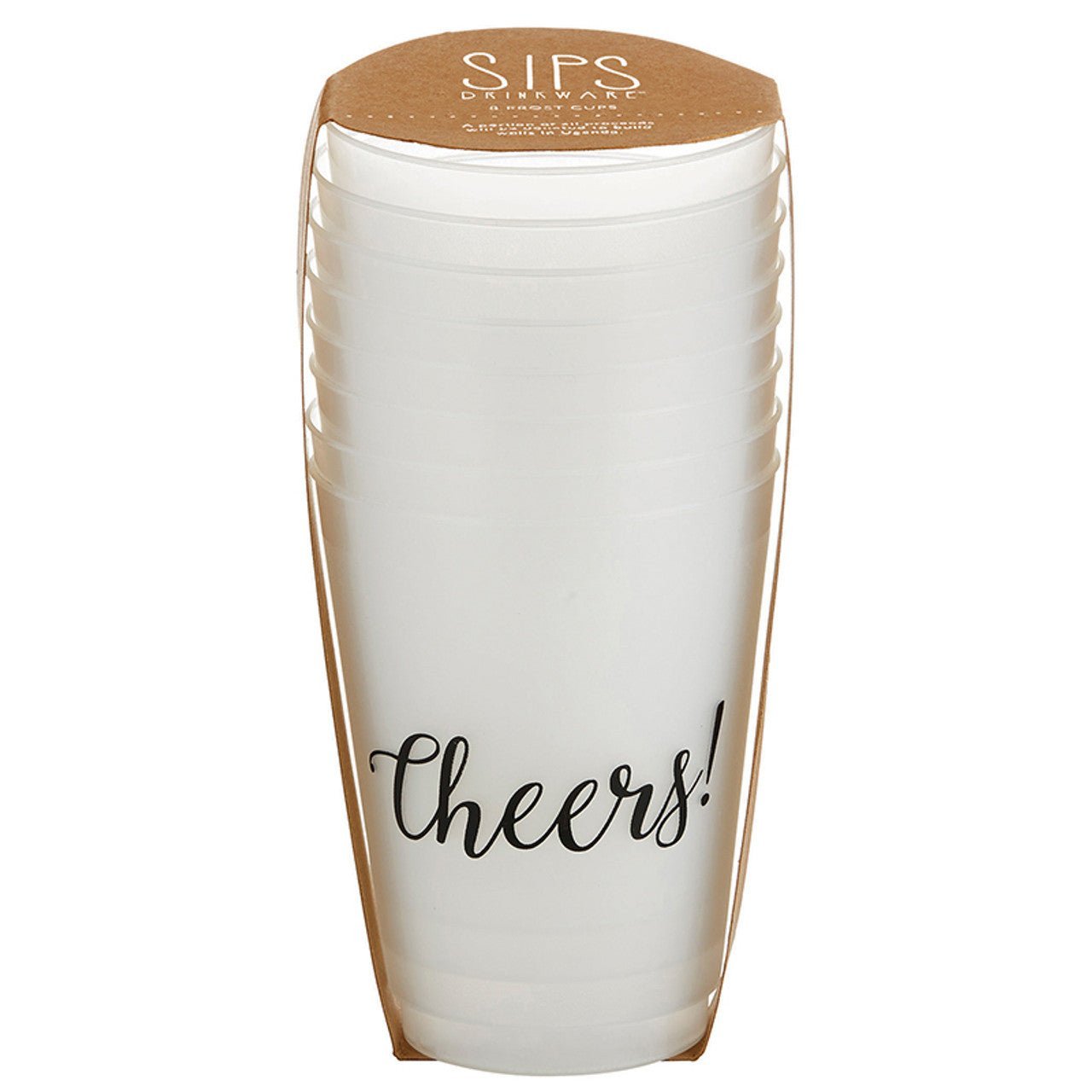 "Cheers!" Plastic Cups (Set of 8) - In Pursuit Mobile Boutique || Apparel, Accessories & Gifts Saint John, New Brunswick