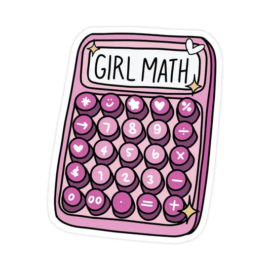 "Girl Math" Vinyl Sticker