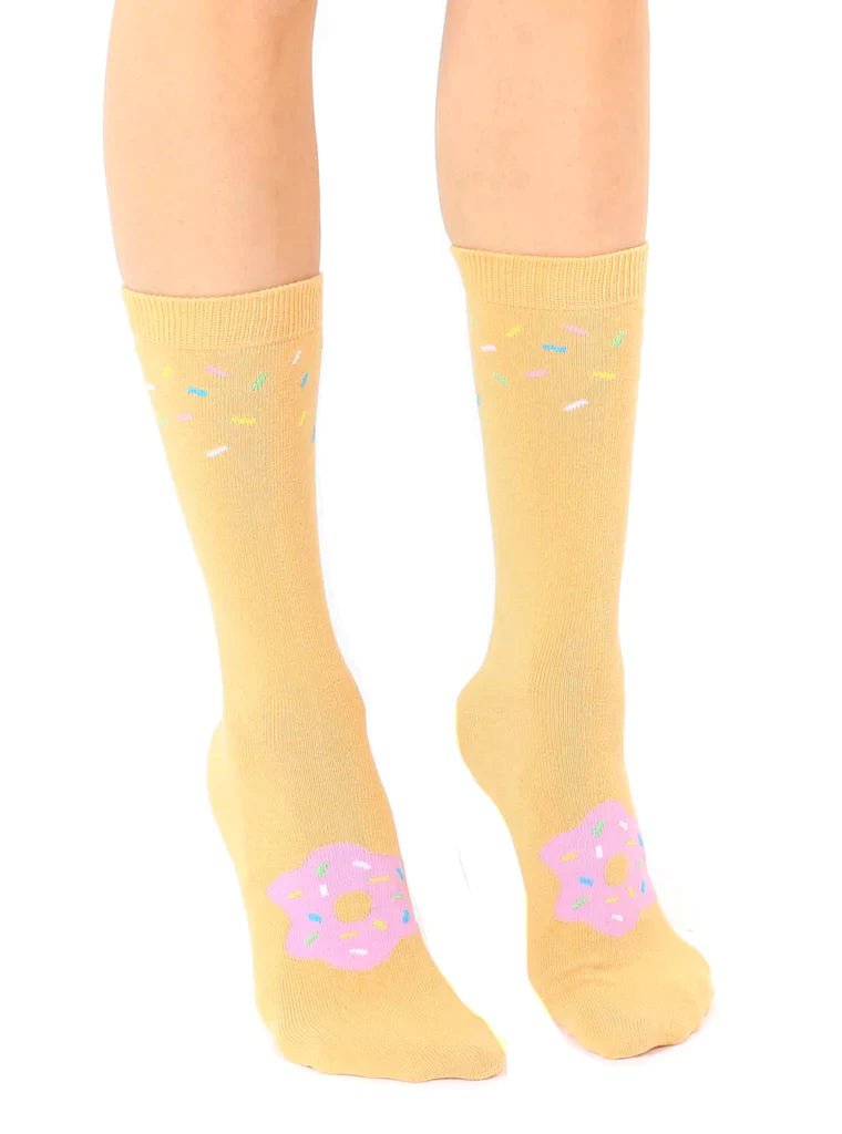 "Donut" 3D Crew Socks - In Pursuit Mobile Boutique || Apparel, Accessories & Gifts Saint John, New Brunswick