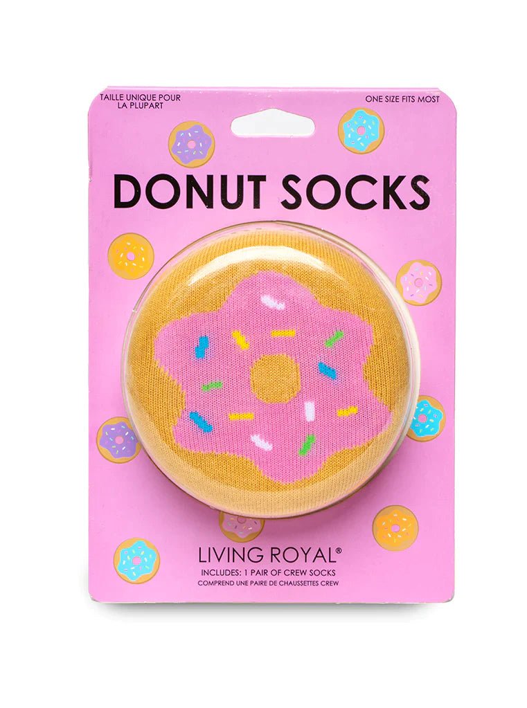 "Donut" 3D Crew Socks - In Pursuit Mobile Boutique || Apparel, Accessories & Gifts Saint John, New Brunswick