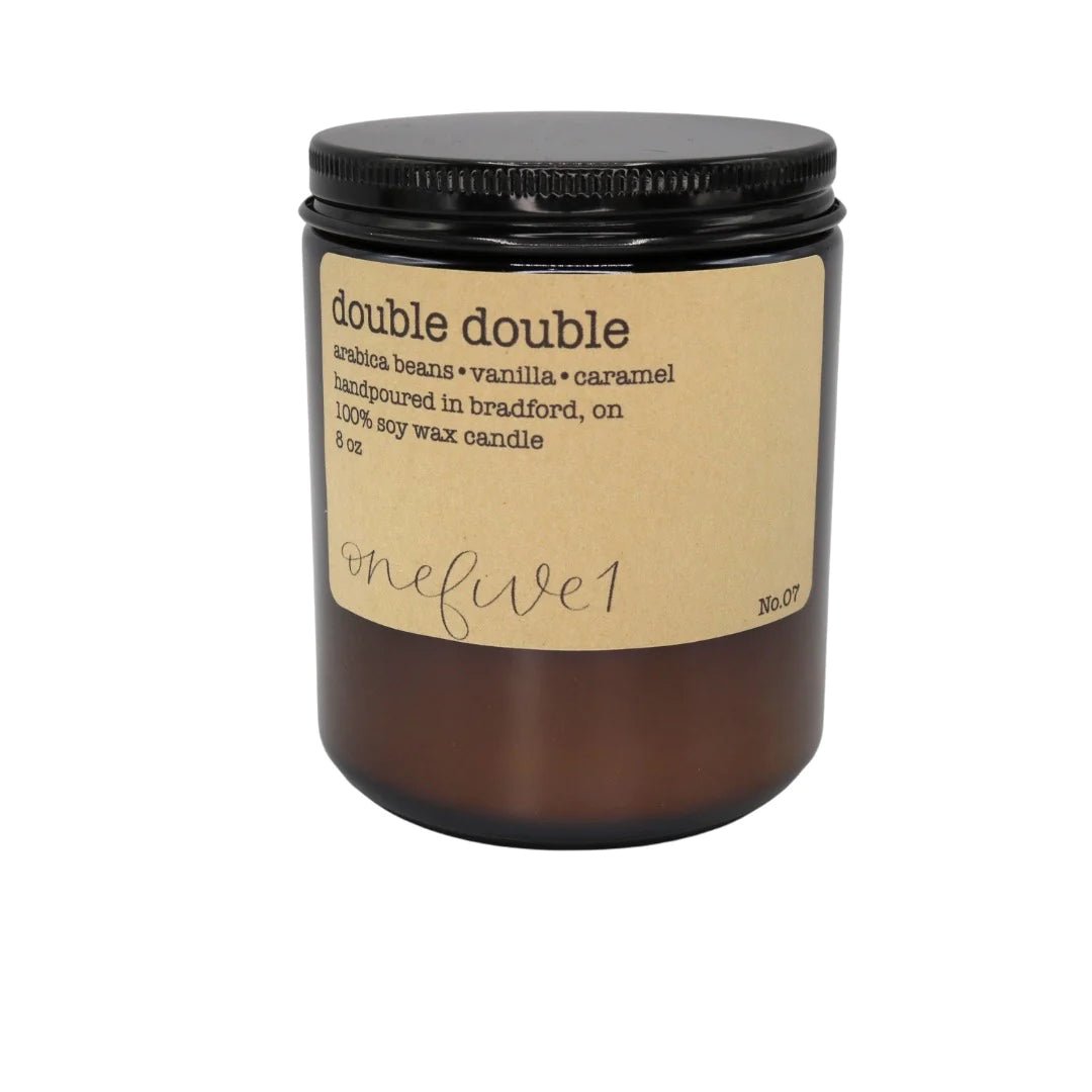 "Double Double" 8oz Soy Candle - In Pursuit Mobile Boutique || Apparel, Accessories & Gifts Saint John, New Brunswick