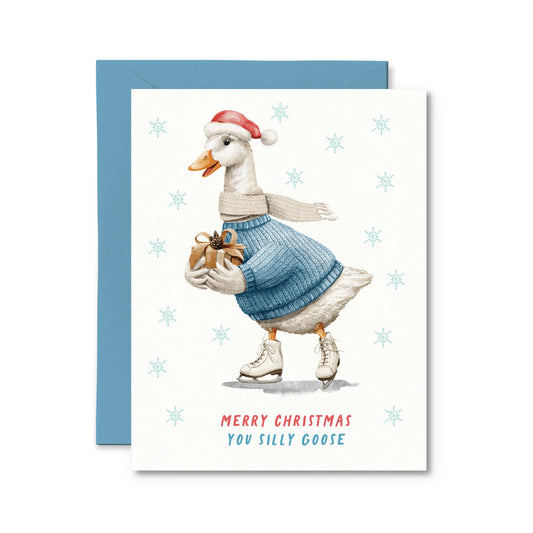 "Merry Christmas You Silly Goose" Holiday Card