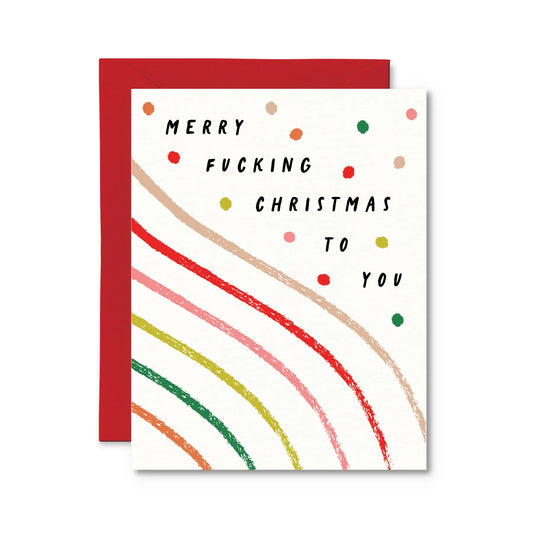 "Merry Fucking Christmas To You" Holiday Card