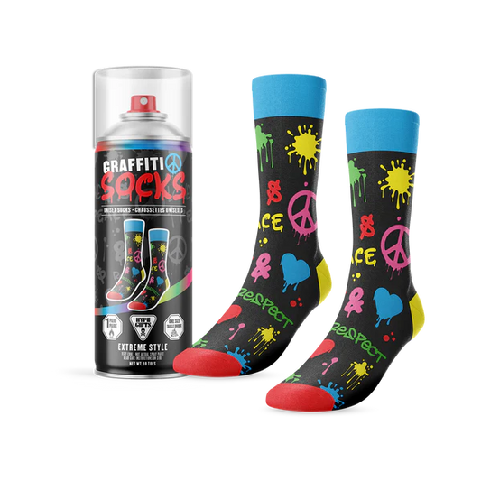 Unisex Graffiti Spray Paint Socks