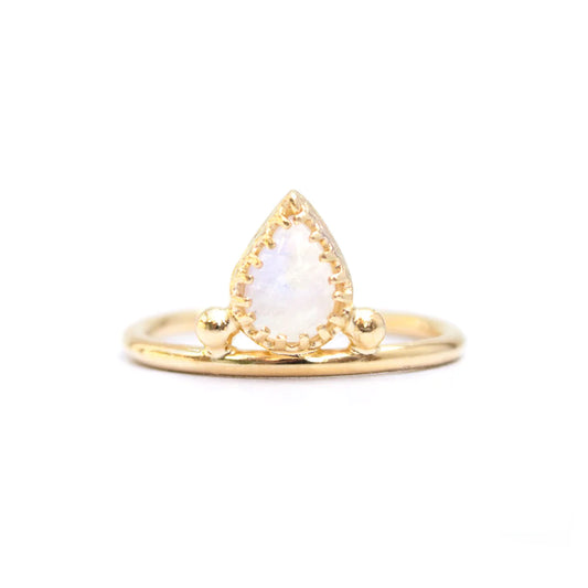 PERA | GOLD VERMEIL MOONSTONE RING