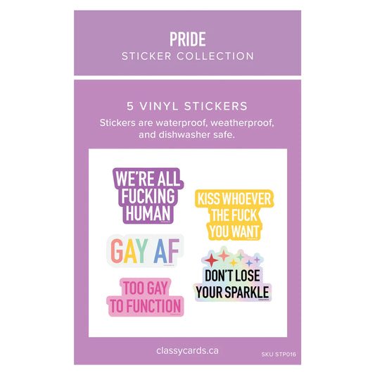 PRIDE STICKER COLLECTION - 5 PACK