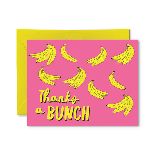 "Thanks a Bunch" Thank You Card