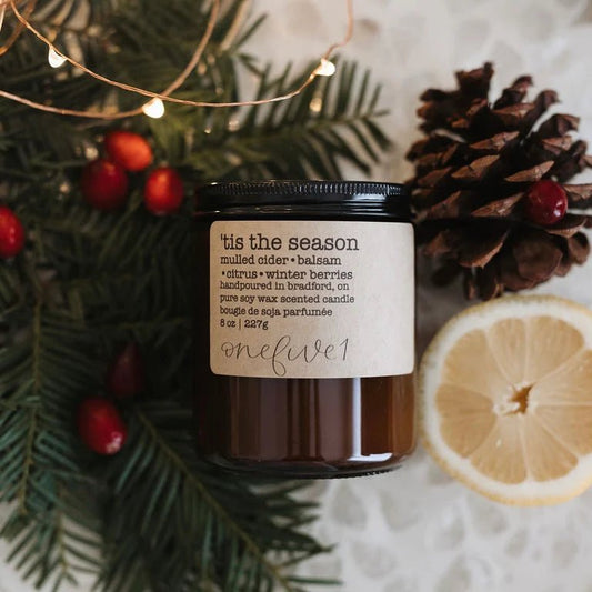 "'Tis The Season" 8oz Soy Candle - In Pursuit Mobile Boutique || Apparel, Accessories & Gifts Saint John, New Brunswick