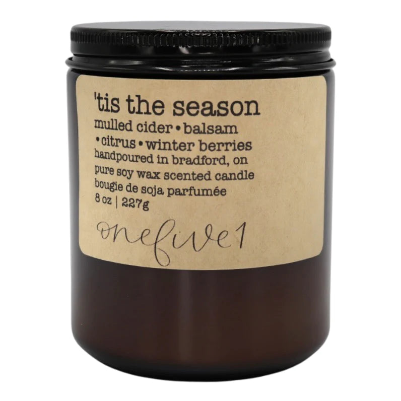 "'Tis The Season" 8oz Soy Candle