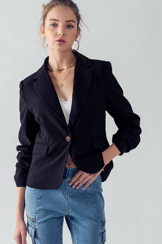 Bella Modern Business Blazer (Black)