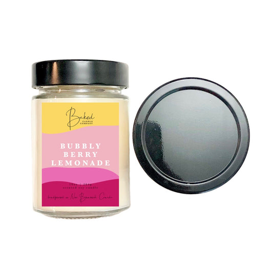 Baked Candle Co. || Bubbly Berry Lemonade 10oz Soy Candle