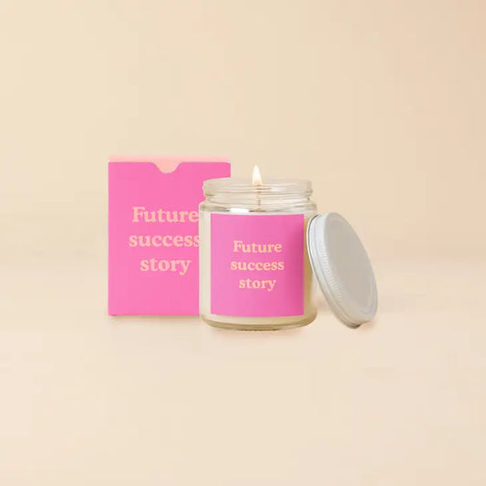 "Future Success Story" 8oz Soy Candle || Sweet Pineapple, Raspberry, Strawberry