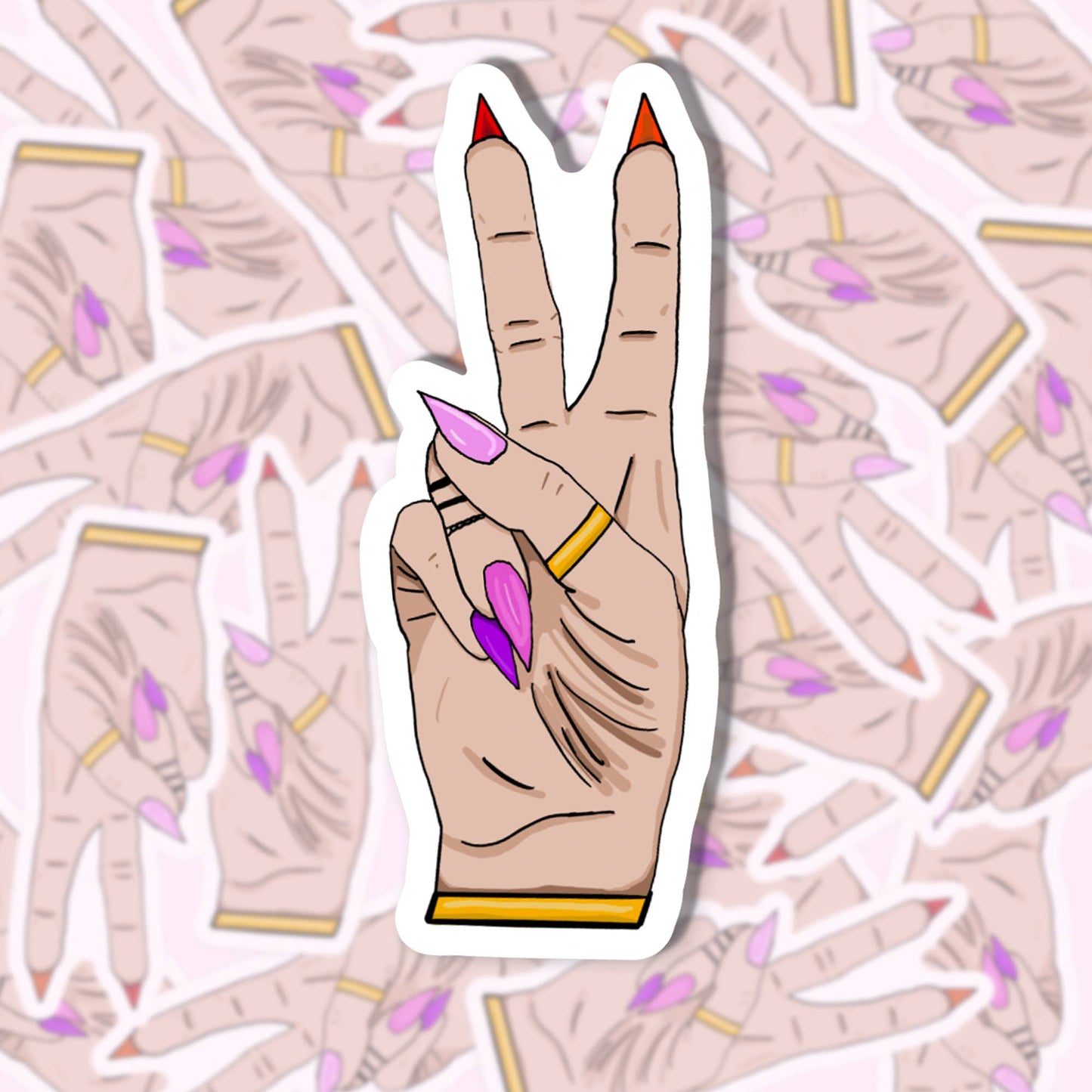 "Deuces" Vinyl Sticker