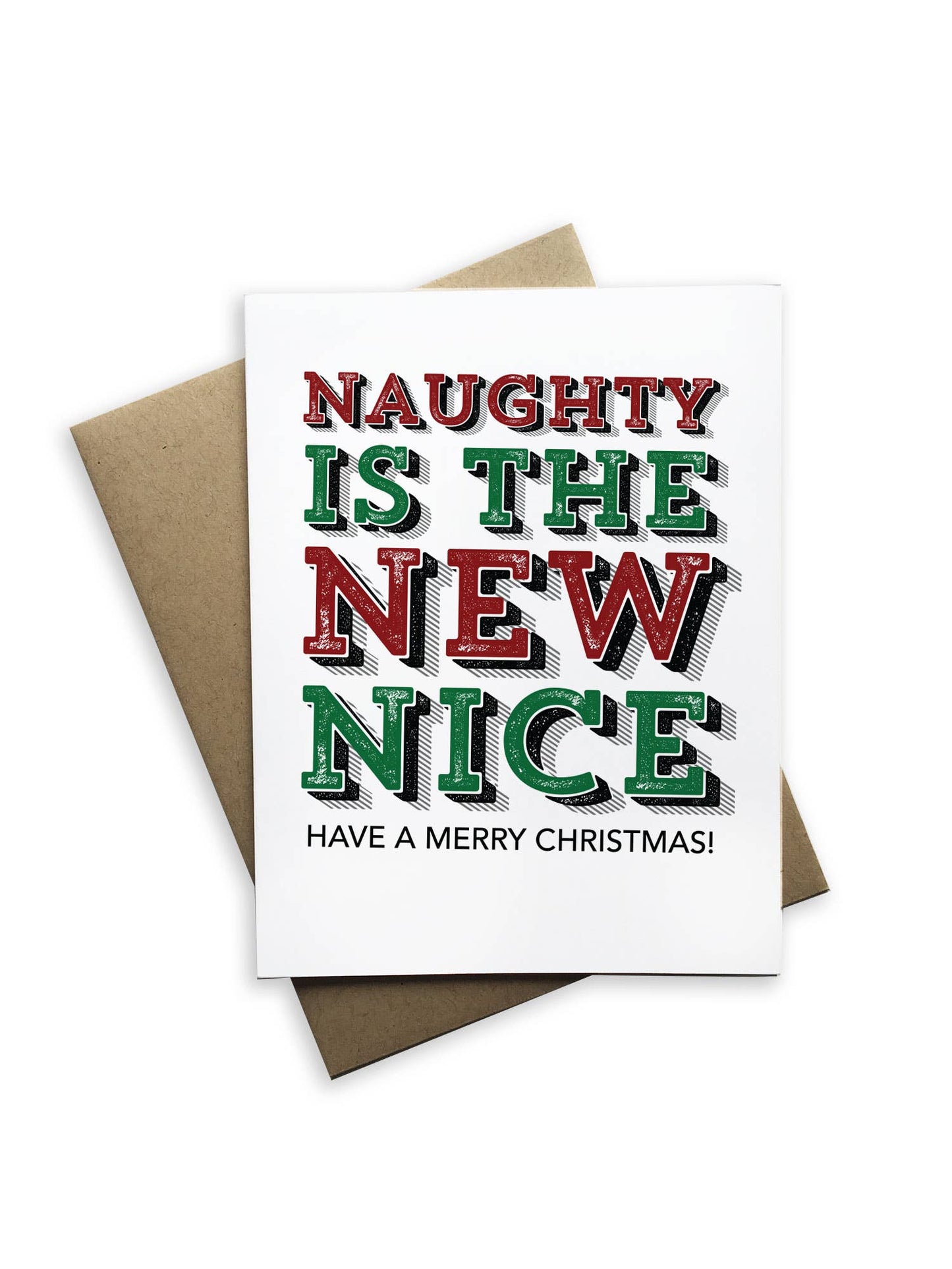 "Naughty Is The New Nice" Holiday Card